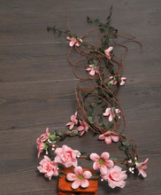 Load image into Gallery viewer, Arna&#39;s Hair Accessories - Exquisite Flower Crown Leaves Rattan Floral Garland Headband for Bride Wedding Photography Accessories
