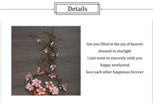 Load image into Gallery viewer, Arna&#39;s Hair Accessories - Exquisite Flower Crown Leaves Rattan Floral Garland Headband for Bride Wedding Photography Accessories
