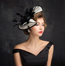 Load image into Gallery viewer, &quot;Arna&quot; Collection - Luxury Hats - Headpiece Formal Feather Hair Accessories
