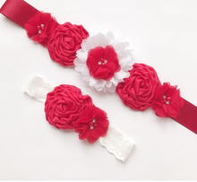 Load image into Gallery viewer, Arna&#39;s Royal Collection - Flower Belt &amp; Head Piece (Children) Bridal
