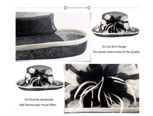 Load image into Gallery viewer, &quot;Arna&quot; Collection - Luxury Hats - Stunning Designer - Many Colours
