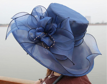 Load image into Gallery viewer, &quot;Arna Collection&quot; Luxury Hats - Sheer Elegance
