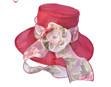 Load image into Gallery viewer, &quot;Arna Collection&quot; Luxury Hats - Lace floral Elegance
