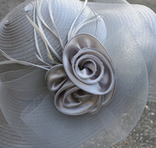 Load image into Gallery viewer, &quot;Arna Collection&quot; Luxury Hats - Unique Satin &amp; Horse Hair with Feathers
