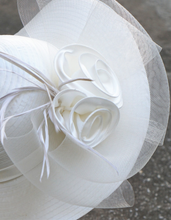 Load image into Gallery viewer, &quot;Arna Collection&quot; Luxury Hats - Unique Satin &amp; Horse Hair with Feathers

