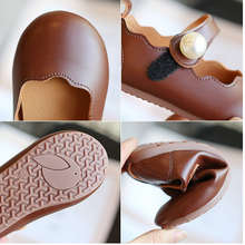 Load image into Gallery viewer, Arna&#39;s Shoe Collection - Children&#39;s Leather Round Toe Flat

