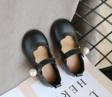 Load image into Gallery viewer, Arna&#39;s Shoe Collection - Children&#39;s Leather Round Toe Flat
