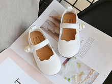 Load image into Gallery viewer, Arna&#39;s Shoe Collection - Children&#39;s Leather Round Toe Flat
