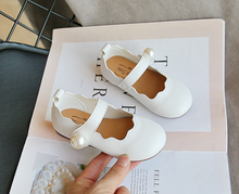 Load image into Gallery viewer, Arna&#39;s Shoe Collection - Children&#39;s Leather Round Toe Flat
