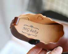 Load image into Gallery viewer, Arna&#39;s Shoe Collection - Children&#39;s Leather Round Toe Flat
