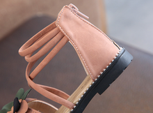 Load image into Gallery viewer, Arna Shoe Collection - Beautiful Girls Roman Sandal Zipper in many Sizes/Colours &amp; Styles
