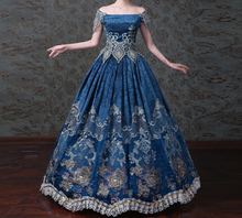 Load image into Gallery viewer, Arna&#39;s Royal Gown Collection - Rococo Baroque Marie Antoinette Ball Dresses 18th Century Victorian Gown
