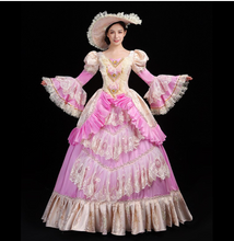 Load image into Gallery viewer, Arna&#39;s Royal Gown Collection - Rococo Baroque Marie Antoinette Ball Dresses 18th Century Victorian Gown
