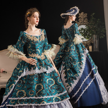 Load image into Gallery viewer, Arna&#39;s Royal Gown Collection - Rococo Baroque Marie Antoinette Ball Dresses 18th Century Victorian Gown

