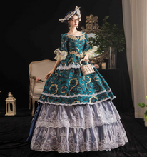Load image into Gallery viewer, Arna&#39;s Royal Gown Collection - Rococo Baroque Marie Antoinette Ball Dresses 18th Century Victorian Gown
