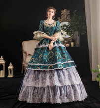 Load image into Gallery viewer, Arna&#39;s Royal Gown Collection - Rococo Baroque Marie Antoinette Ball Dresses 18th Century Victorian Gown
