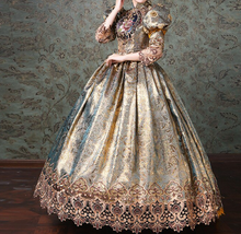 Load image into Gallery viewer, Arna&#39;s Royal Gown Collection - Rococo Baroque Marie Antoinette Ball Dresses 18th Century Victorian Gown
