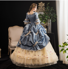 Load image into Gallery viewer, Arna&#39;s Royal Gown Collection - Rococo Baroque Marie Antoinette Ball Dresses 18th Century Victorian Gown
