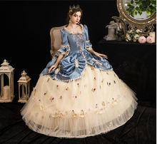 Load image into Gallery viewer, Arna&#39;s Royal Gown Collection - Rococo Baroque Marie Antoinette Ball Dresses 18th Century Victorian Gown
