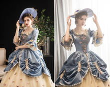 Load image into Gallery viewer, Arna&#39;s Royal Gown Collection - Rococo Baroque Marie Antoinette Ball Dresses 18th Century Victorian Gown

