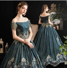 Load image into Gallery viewer, Arna&#39;s Royal Gown Collection - Rococo-Style British 18th Century Dress
