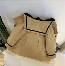 Load image into Gallery viewer, Arna Royal Gown Collection - Girls Overcoat Windproof Double Breasted Trench Coat - Many Sizes
