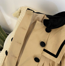 Load image into Gallery viewer, Arna Royal Gown Collection - Girls Overcoat Windproof Double Breasted Trench Coat - Many Sizes
