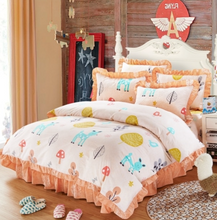 Load image into Gallery viewer, &quot;Arna Lisa&quot; Royal Collection - New Cotton Royal Luxury Bedding - Queen/King - 6 Piece

