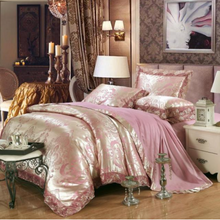 Load image into Gallery viewer, &quot;Arna Lisa&quot; Royal Collection - New Jacquard Satin Royal Luxury Bedding - King - 6 Piece

