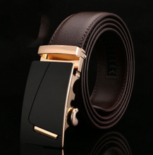 Load image into Gallery viewer, Mens Luxury BELT Automatic Buckle Genuine Leather - Brown - Many Styles &amp; Sizes
