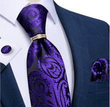 Load image into Gallery viewer, Mens Luxury Silk Tie Boxed Set - Many Styles &amp; Sizes
