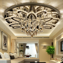 Load image into Gallery viewer, &quot;Arna&#39;s Luxury Collection&quot; Chandelier K9 Crystal LED Ceiling Chandelier - 100cm x 185W

