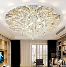 Load image into Gallery viewer, &quot;Arna&#39;s Luxury  Collection&quot; Chandelier K9 Crystal Led Ceiling Chandelier - 80cm x 105W
