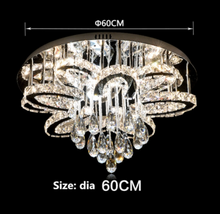 Load image into Gallery viewer, &quot;Arna&#39;s Luxury  Collection&quot; Chandelier K9 Crystal Led Ceiling Chandelier - 80cm x 105W
