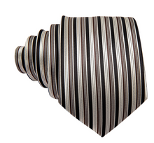 Load image into Gallery viewer, Mens Designer Silk Tie Handkerchief Set Gift Business - Many Colours &amp; Sizes
