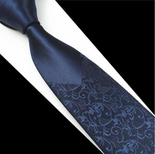 Load image into Gallery viewer, Mens Designer Silk Slim Tie - Many Colours
