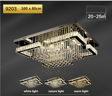 Load image into Gallery viewer, &quot;Arna&#39;s Luxury  Collection&quot; Chandelier K9 Crystal LED Ceiling Chandelier - L100cm x W80 + 80W
