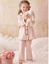 Load image into Gallery viewer, Arna Royal Gown Collection - Luxury Girls Pyjama Set 100% Cotton/Lace - Many Sizes
