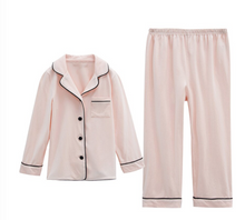 Load image into Gallery viewer, Arna Royal Gown Collection - Luxury Girls Pyjama Set 100% Cotton/Lace - Many Sizes
