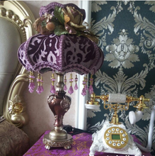 Load image into Gallery viewer, Arna Royal Collection - Europe Crystal Table Lamp Vintage Retro Palace Style
