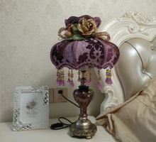 Load image into Gallery viewer, Arna Royal Collection - Europe Crystal Table Lamp Vintage Retro Palace Style
