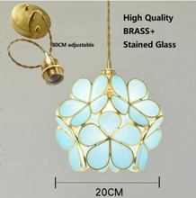 Load image into Gallery viewer, Arna Royal Collection - Pendant Lights Bedroom LED Full Brass Copper Nordic Lamp Hanging
