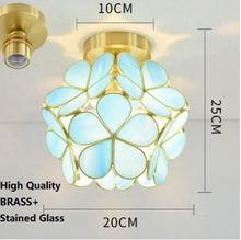 Load image into Gallery viewer, Arna Royal Collection - Pendant Lights Bedroom Led Full Brass Copper Nordic Lamp Hanging
