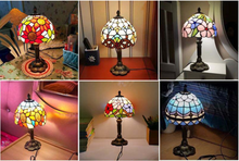 Load image into Gallery viewer, Arna Royal Collection - Table lamp LED Mediterranean Vintage Stained Glass Light
