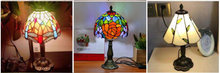 Load image into Gallery viewer, Arna Royal Collection - Table lamp LED Mediterranean Vintage Stained Glass Light
