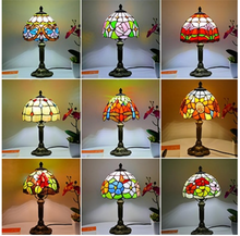 Load image into Gallery viewer, Arna Royal Collection - Table lamp LED Mediterranean Vintage Stained Glass Light
