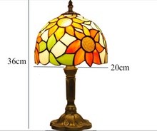 Load image into Gallery viewer, Arna Royal Collection - Table lamp LED Mediterranean Vintage Stained Glass Light
