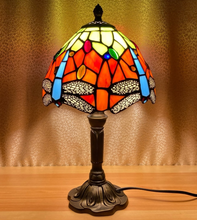 Load image into Gallery viewer, Arna Royal Collection - Table lamp LED Mediterranean Vintage Stained Glass Light
