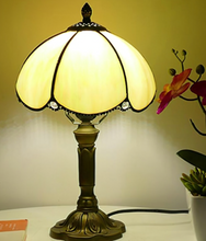 Load image into Gallery viewer, Arna Royal Collection - Table lamp LED Mediterranean Vintage Stained Glass Light
