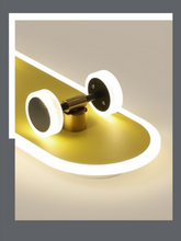 Load image into Gallery viewer, Arna Royal Collection - Children&#39;s Skateboard Hanging Lights LED Chandeliers
